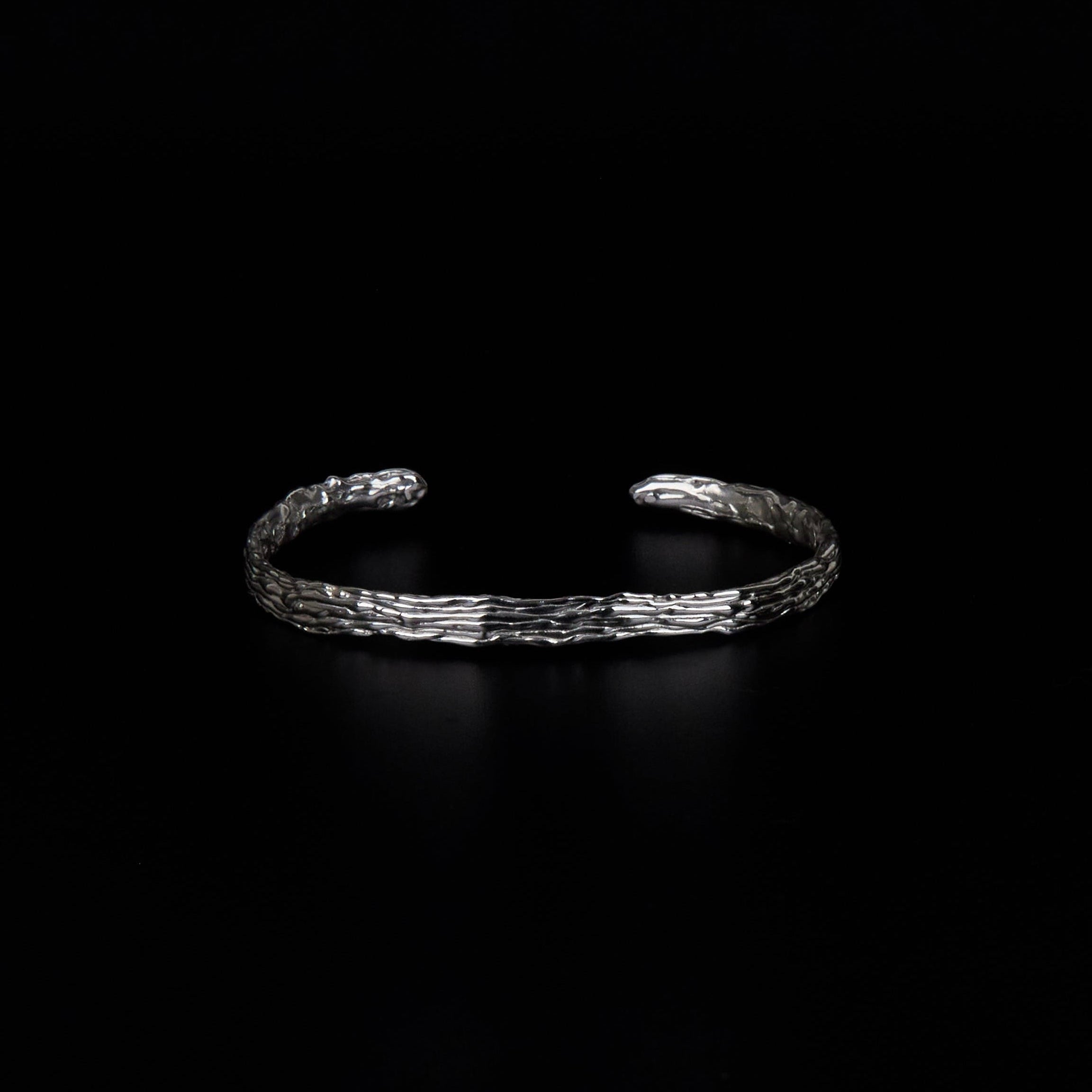 Transmission cuff 925 sterling silver by Ceremonia